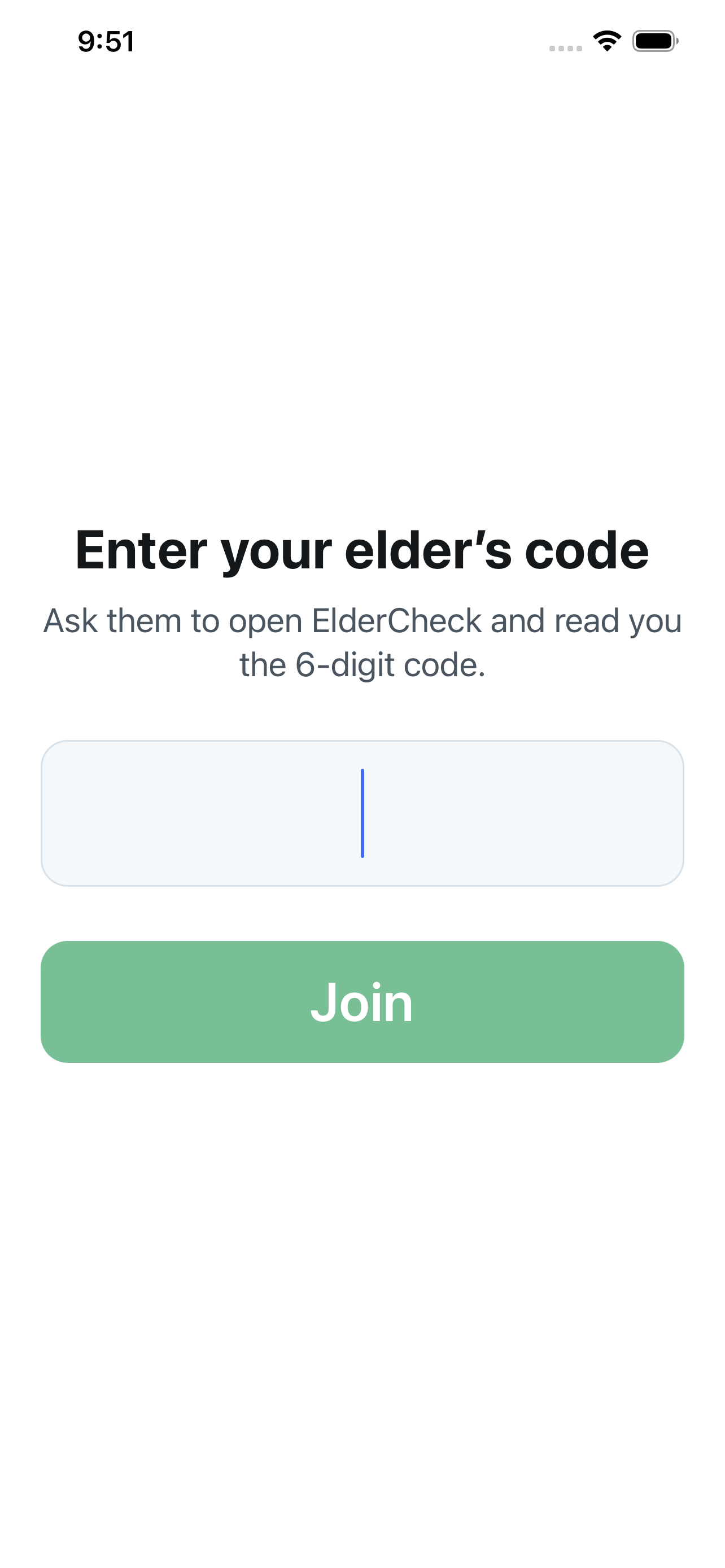 ElderCheck caregiver dashboard